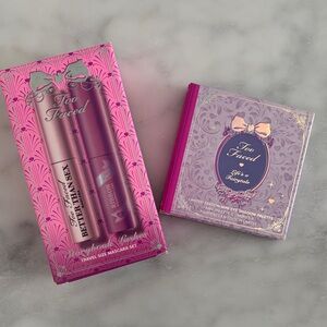 Too Faced Mascara and Eyeshadow Set - Pink, Purple, Black
